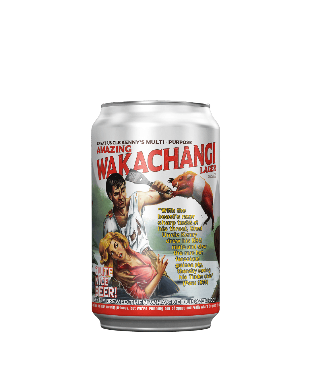 Wakachangi Premium Lager Cans 330mL