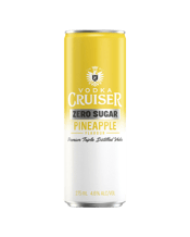 Vodka Cruiser Zero Sugar Pineapple 4.6% Cans 275ml  Can