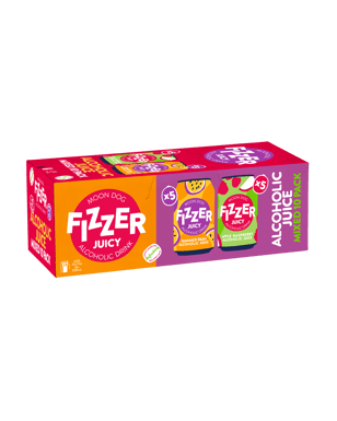 Moon Dog Fizzer Juicy Mixed Cans 10x330ml  Pack