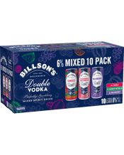 Billson's Double Vodka Mixed 10x250ml  Pack