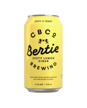 Cbco Brewing Bertie Zesty Lemon Cider Cans 375ml  Can