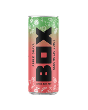 Box Alcoholic Juice Apple And Guava Cans 330ml  Can