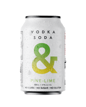 Ampersand Vodka Soda & Pine Lime 4% Cans 330ml  Can