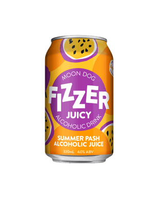 Moon Dog Fizzer Juicy Summer Pash Cans 330ml  Can