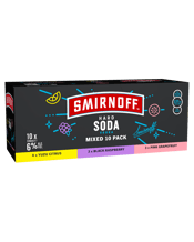 Smirnoff Hard Soda Mixed Cans 10x330ml  Pack