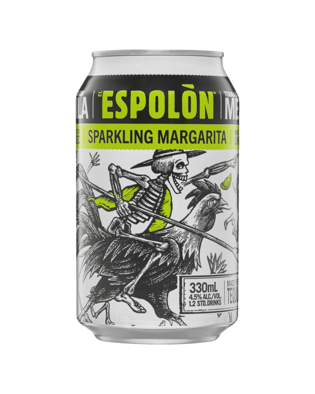 Espolon Sparkling Margarita Cans 330mL
