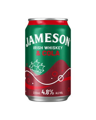 Jameson And Cola 4.8% Cans 330ml  Can