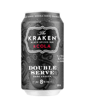 The Kraken Double Serve And Cola 8% Cans 320ml  Can