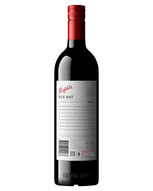 Penfolds Bin 407 Cabernet Sauvignon 2022  Bottle