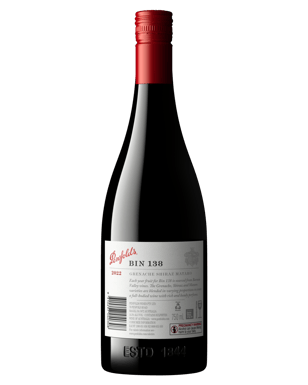 Penfolds Bin 138 Grenache Shiraz Mourvedre 2022  Bottle