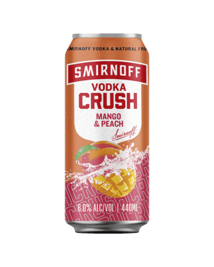 Crush Mango and Peach Cans 440mL