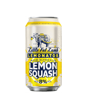 Little Fat Lamb Lemonator 8% 10 Pack Cans 375ml  Can