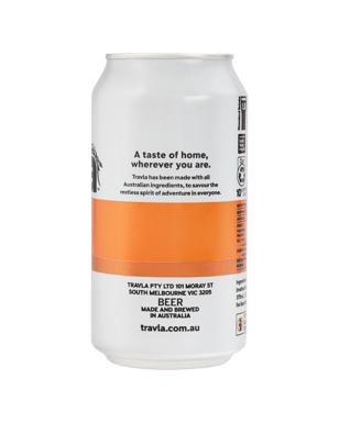 Travla Mid Strength Lager Cans 375ml  Can