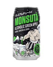 Monsuta Green Apple Chuhai 7.3% Can 350ml  Can
