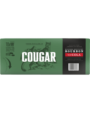 Cougar Bourbon & Cola 10 Pack Cans 375ml  Can