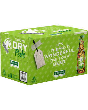 Carlton Dry Lime 355ml  24 Case