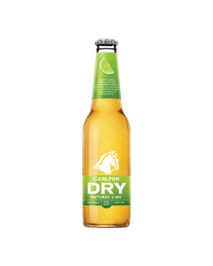 Carlton Dry Lime 355ml  Bottle