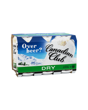 Canadian Club Whisky & Dry 4.8% Cans 375ml  24 Case