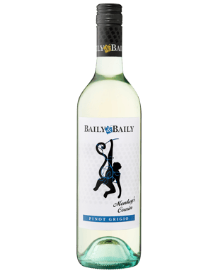 Baily & Baily Monkey's Cousin Pinot Grigio  Bottle