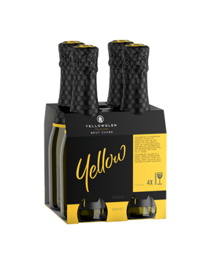 Yellowglen Yellow Sparkling Nv Piccolo 200ml  4 Pack
