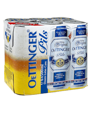 Oettinger Pils Cans 500ml  6 Pack
