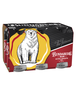 Bundaberg Red Rum And Cola Cans 375ml  Can
