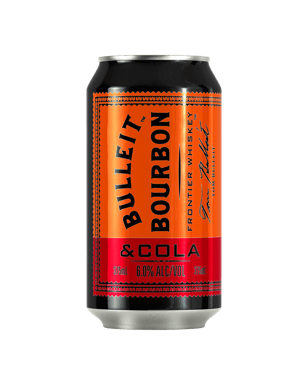 Bulleit Bourbon & Cola 6.0% Cans 375ml  Can