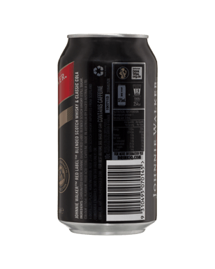 Johnnie Walker Red Label & Cola 6.5% Can 375ml  Can