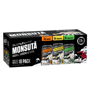 Monsuta Chuhai 7.3% Mixed 10 Pack Cans 350ml  Pack