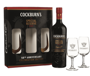 Cockburn's Special Reserve With Glasses  Bottle
