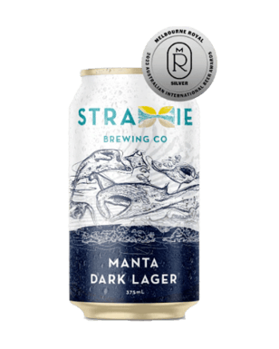 Straddie Brewing Co Manta Dark Lager Cans 375ml  Can