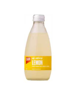 Capi Lemon Soda Bottles 250ml  Bottle