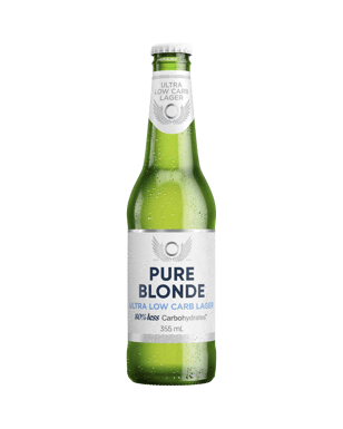 Pure Blonde Ultra Low Carb Lager Bottles 355ml  Bottle