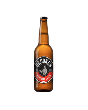Brookes Bohemian Lager Bottles 330ml  Bottle