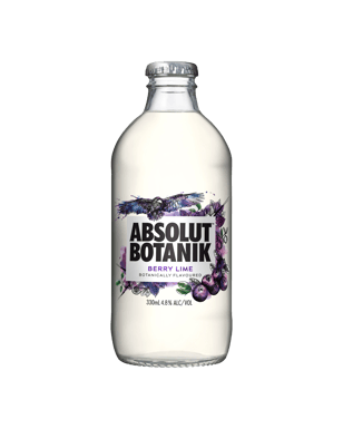 Absolut Botanik Berry Lime & Vodka 330ml  Bottle