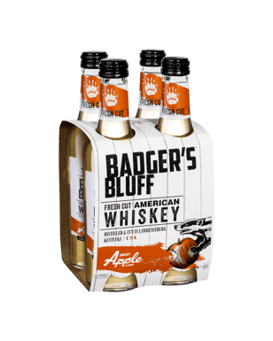 Badger's Bluff Fresh Cut American Whiskey & Apple 340ml  Bottle