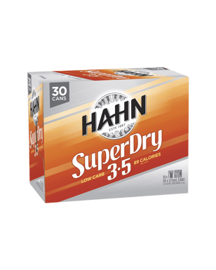 Hahn Super Dry 3.5 330ml Cans  Can
