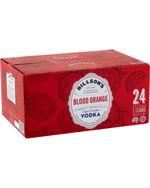 Billson's Vodka With Blood Orange 355ml  Can