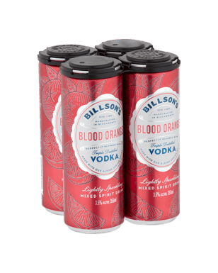 Billson's Vodka With Blood Orange 355ml  Can