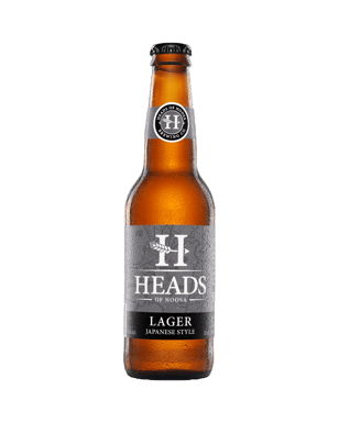 Heads Of Noosa Japanese Lager Bottle 330ml  Bottle