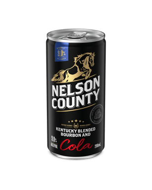 Nelson County Bourbon & Cola 9% 200ml  Can