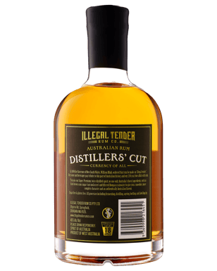 Illegal Tender Rum Co Distillers Cut Rum 500ml  Bottle
