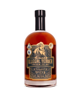Illegal Tender Rum Co Bushtucker Spiced Rum 700ml  Bottle