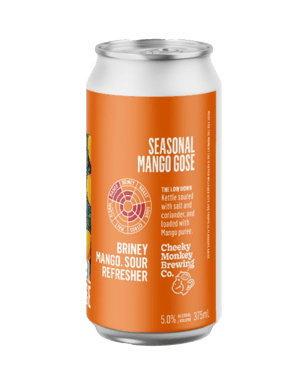 Cheeky Monkey Mango Gose Seasonal Release Can 375ml  Can