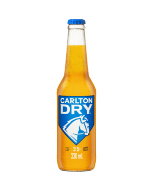 Carlton Dry Mid 3.5% Bottles 330ml  Bottle