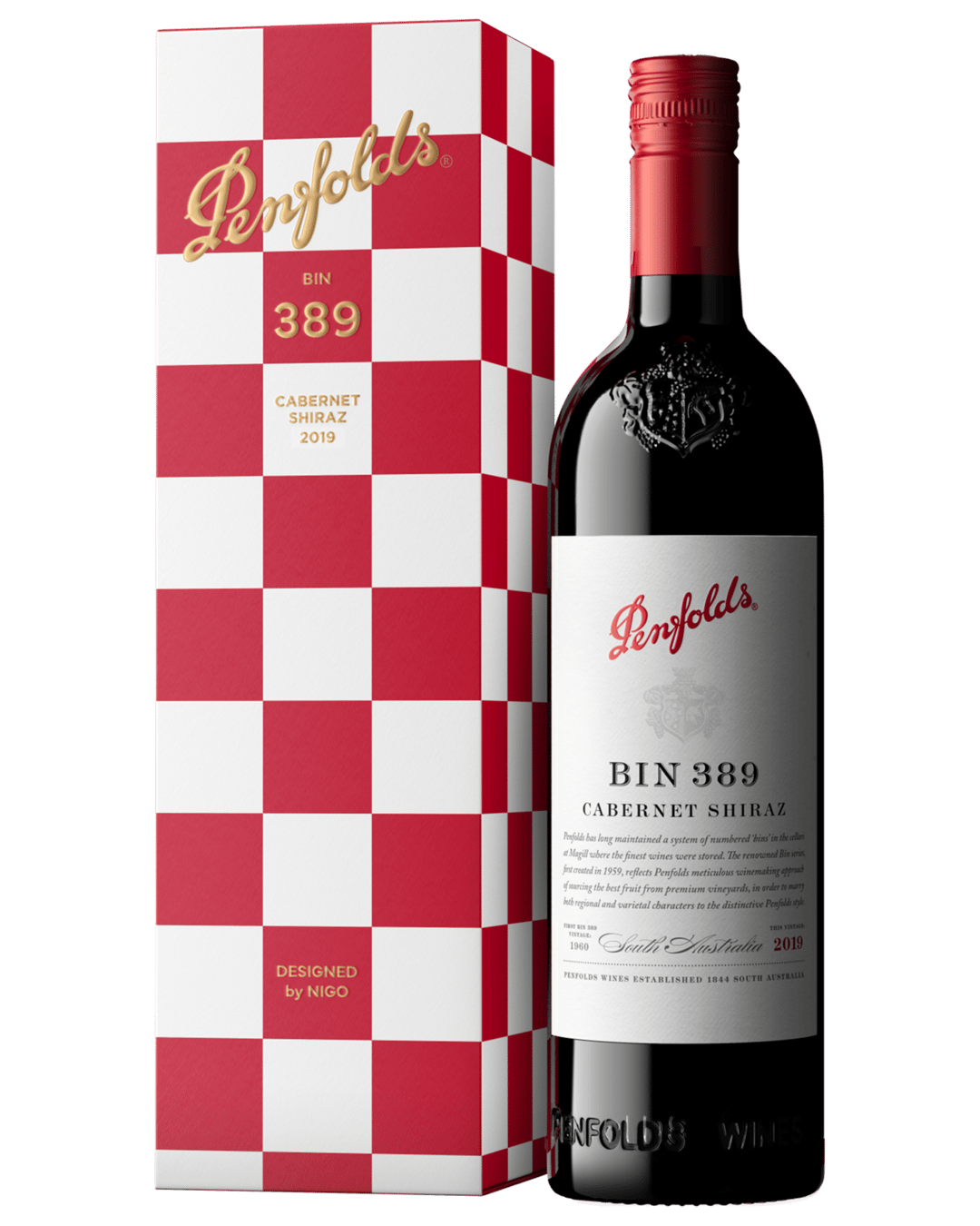 Penfolds Bin 389 Cabernet Sauvignon Shiraz Holiday by NIGO Gift Box 2019