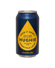 Hughie Pale Lager Cans 375ml  Bottle