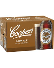Coopers Dark Ale Bottles 375ml  24 Case