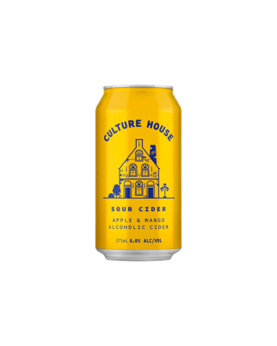 Culture House Apple & Mango Sour Cider 375ml  Can