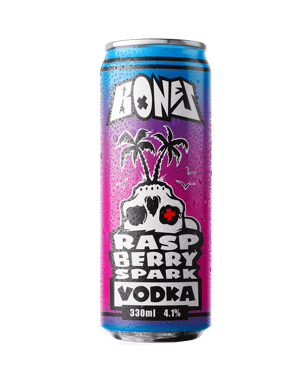 Blackflag Brewing Bones Raspberry Spark Vodka Can 330ml  Can